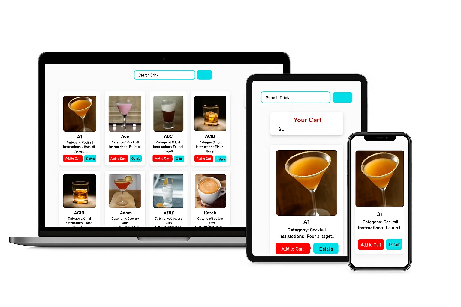 Cocktail Explorer screenshots