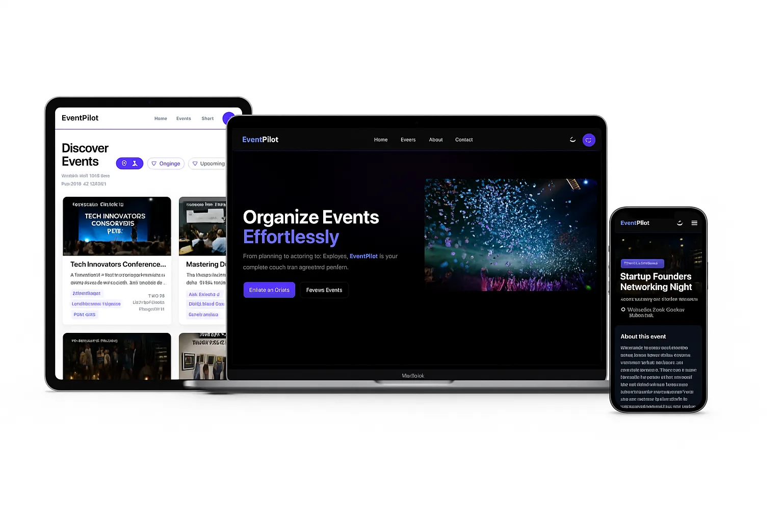 EventPilot screenshots
