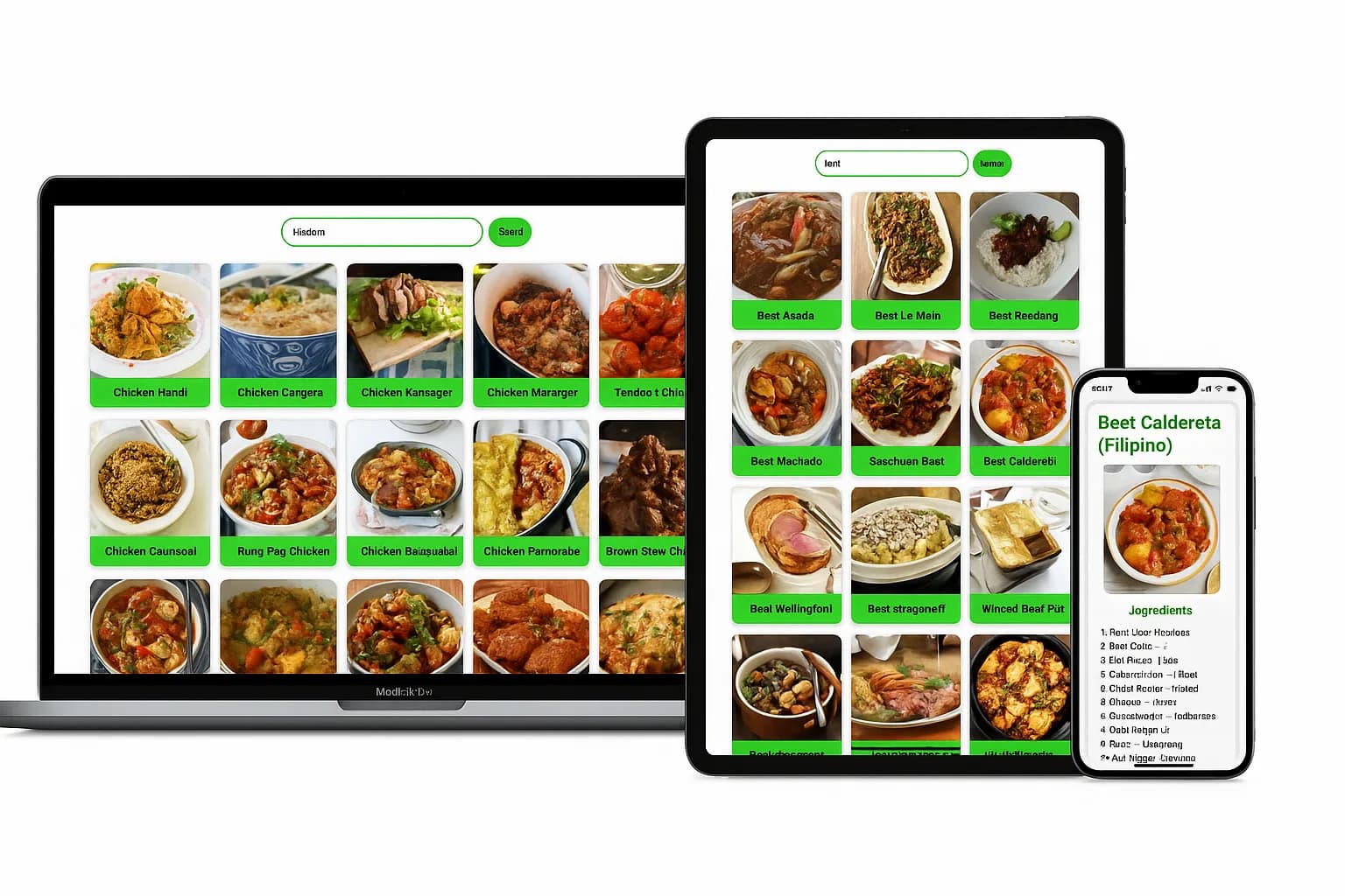 Food Recipe Finder screenshots